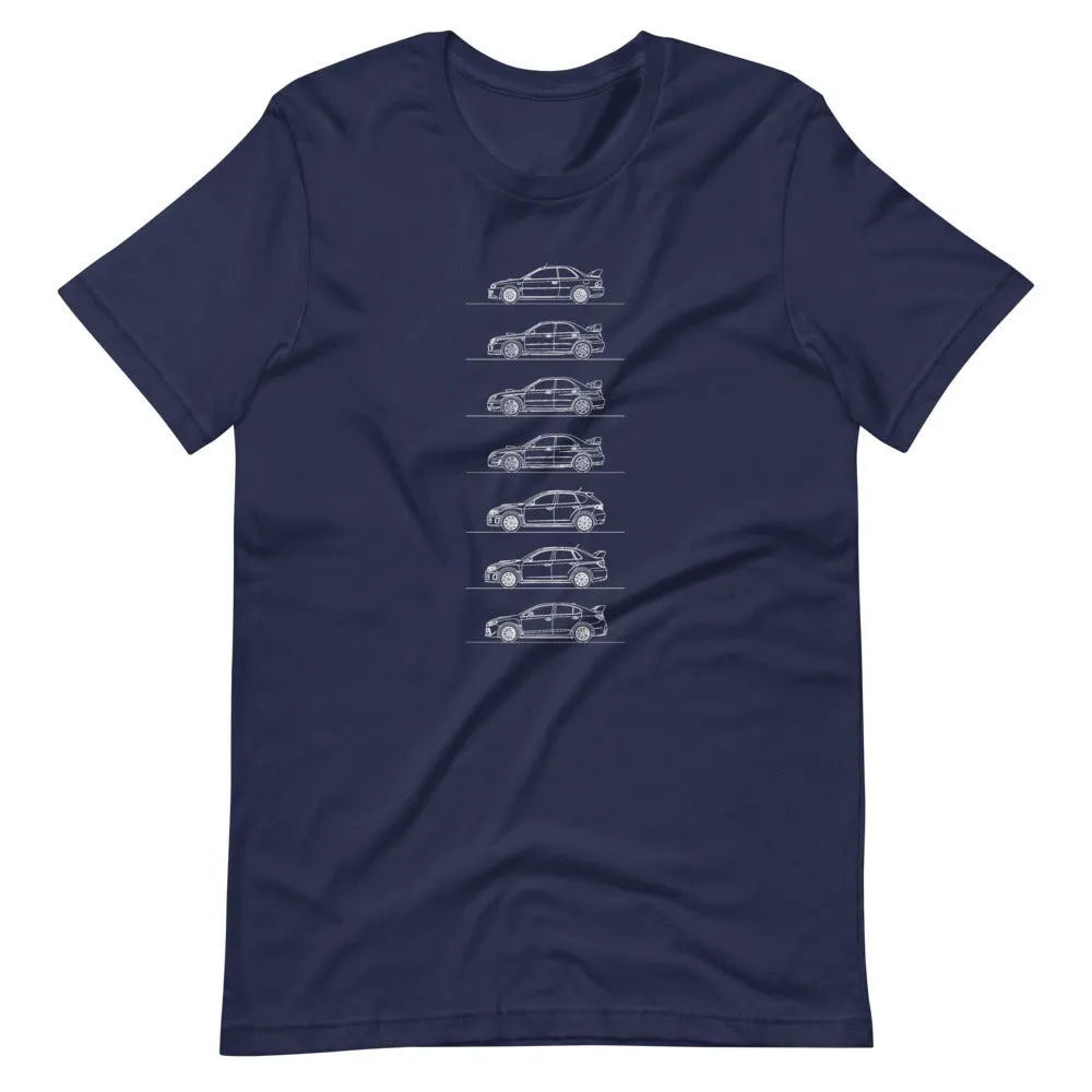 Subaru WRX Outline T-shirt