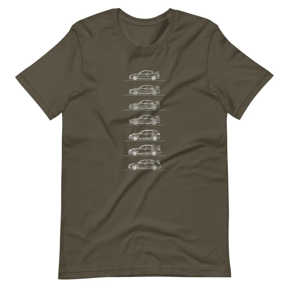 Subaru WRX Outline T-shirt