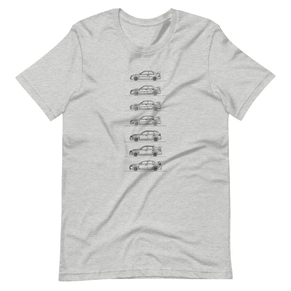 Subaru WRX Outline T-shirt