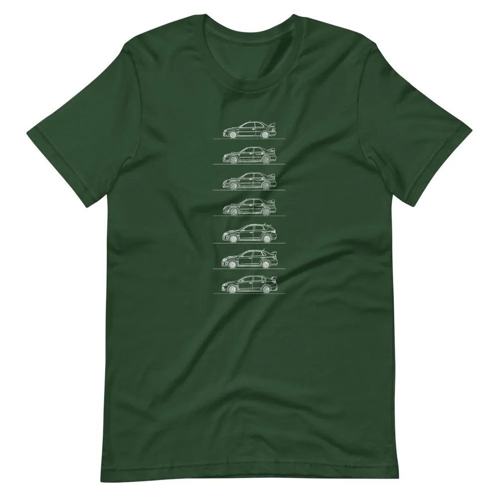 Subaru WRX Outline T-shirt
