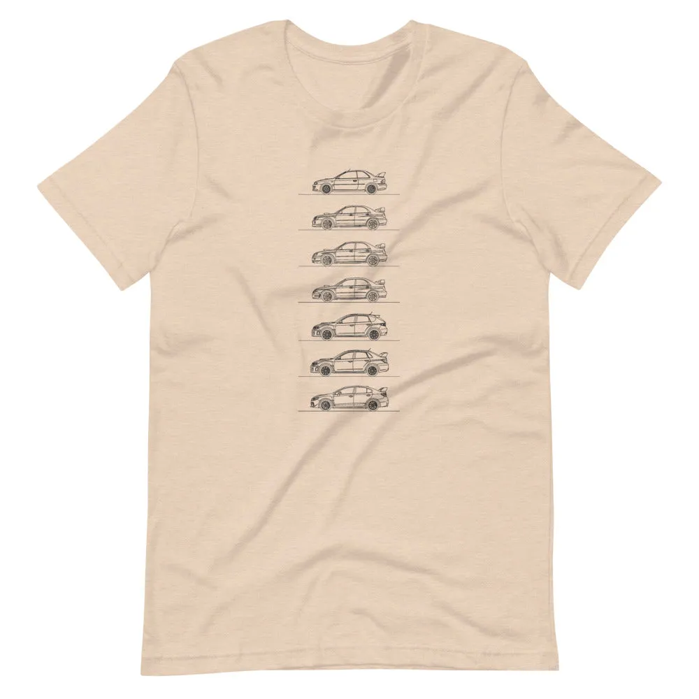 Subaru WRX Outline T-shirt