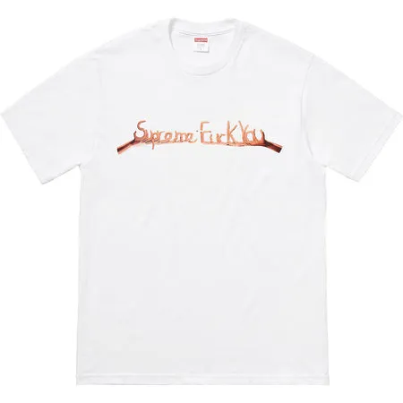 Supreme Fuck You Tee- White