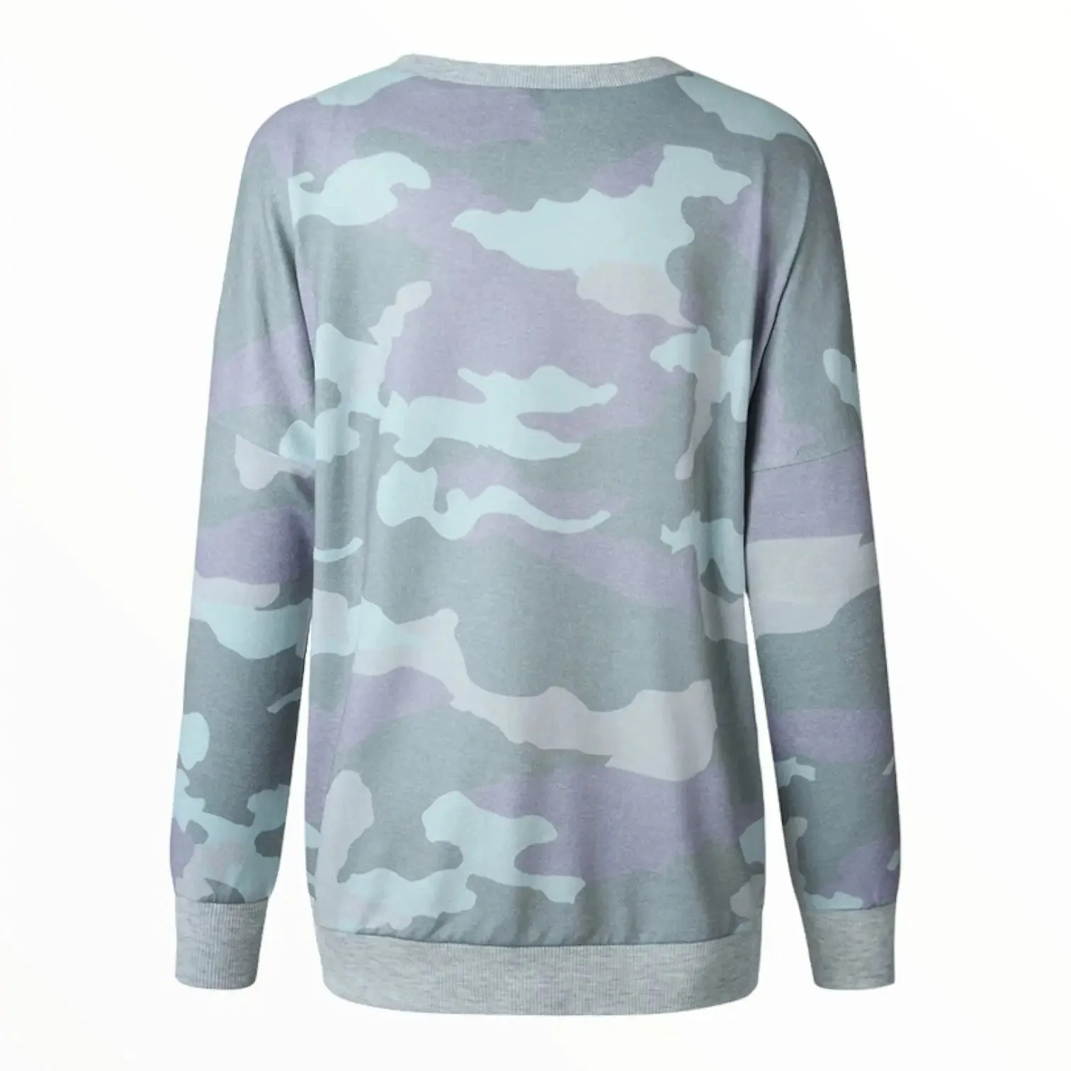Sweat militaire camouflage femme
