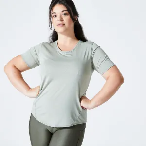 T-shirt cintré Fitness Cardio Femme