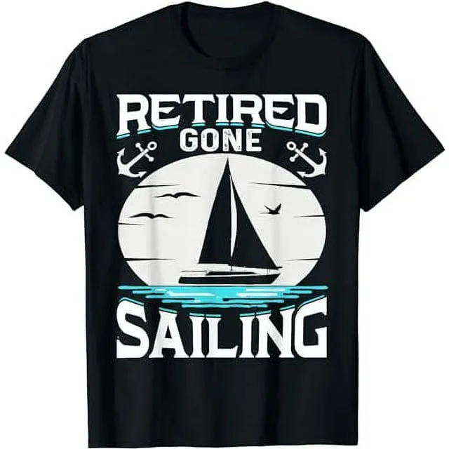 T SHIRT RETIRED GONE SAILING XL
