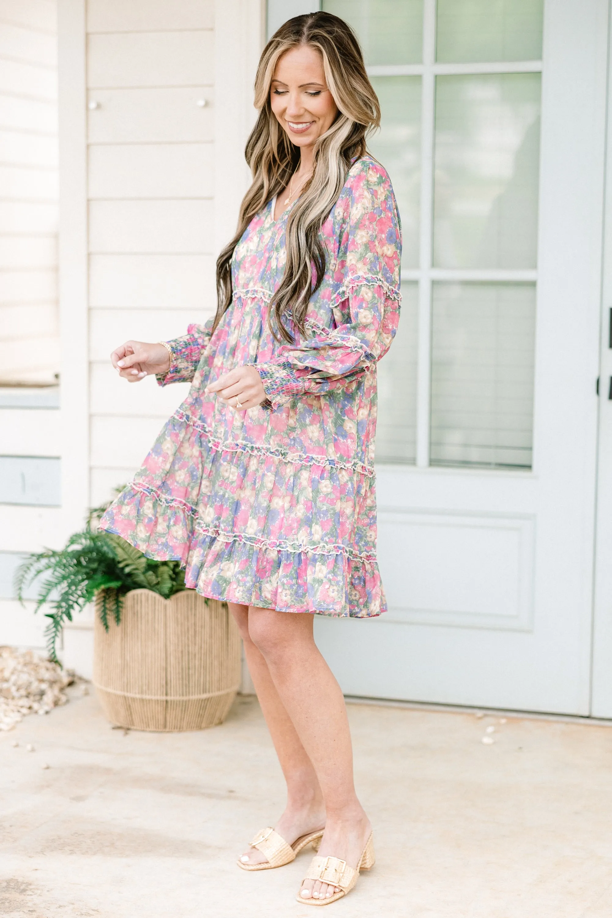 Taking It Easy Dress, Bubblegum