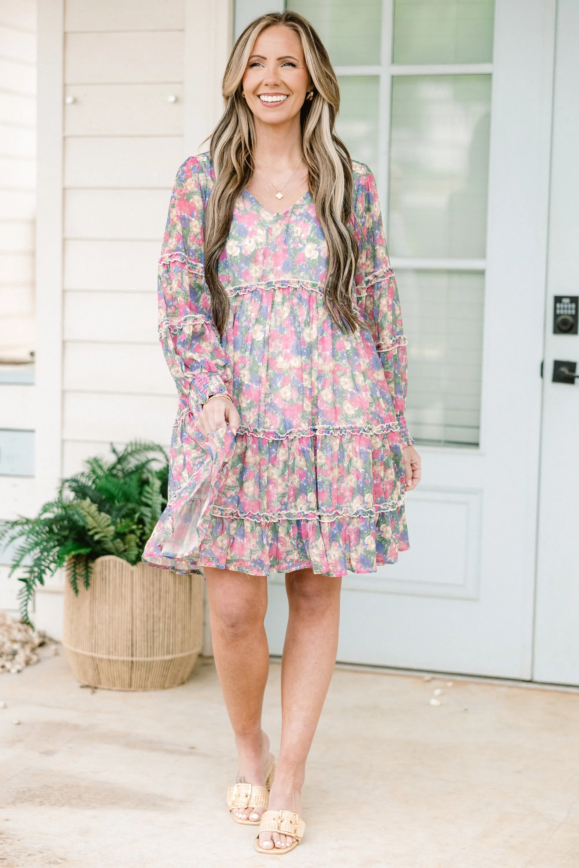 Taking It Easy Dress, Bubblegum