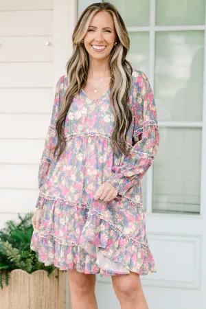 Taking It Easy Dress, Bubblegum