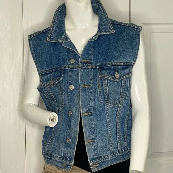 Tasmanian Devil Jeans Denim Large Applique District Gasoline 90s Vintage Large