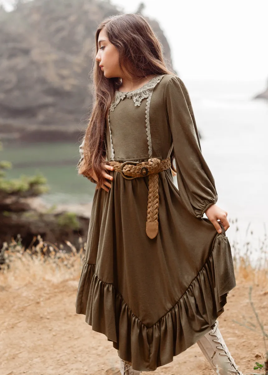 Tatum Dress in Olive