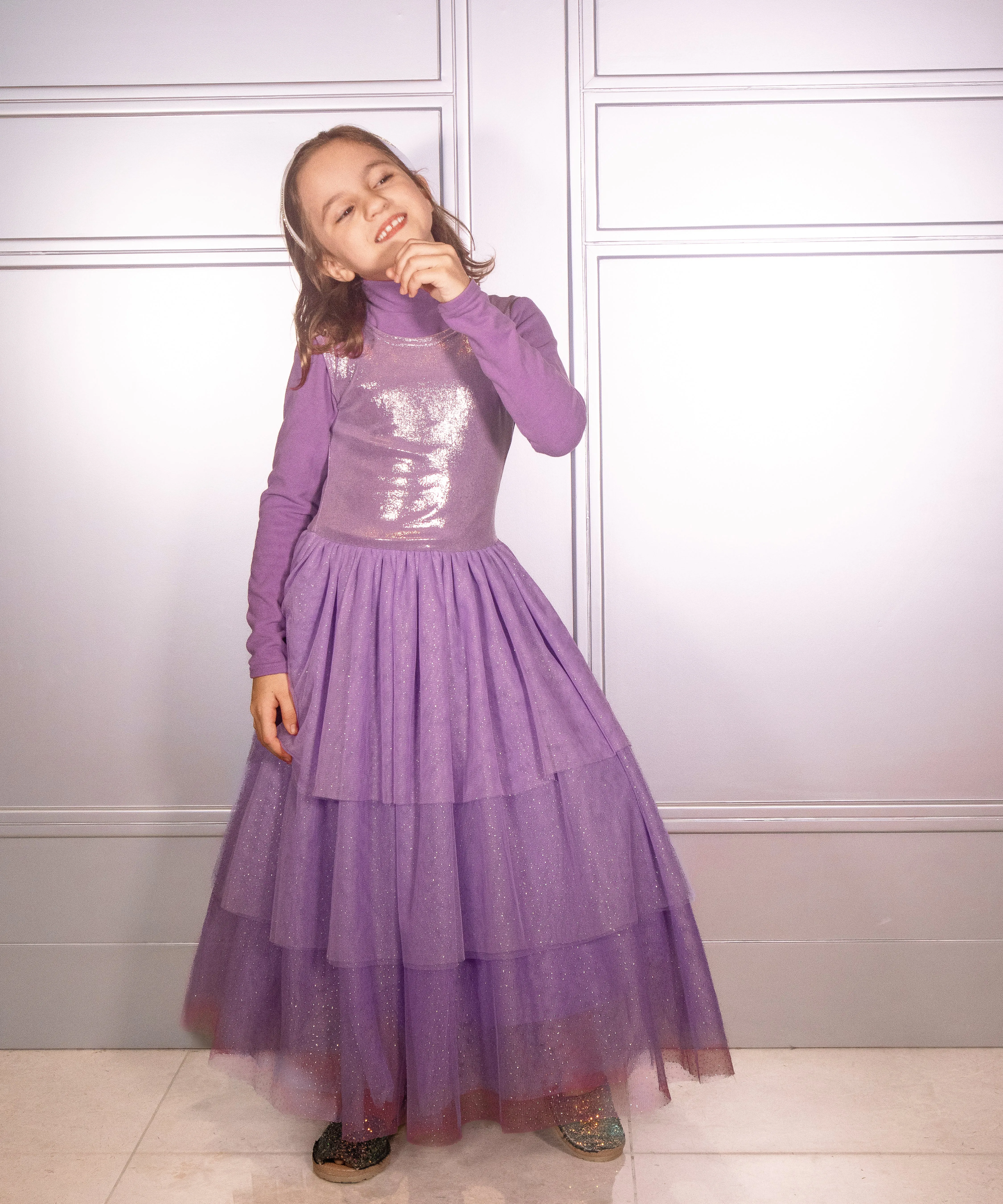 The Cozy Dress Purple