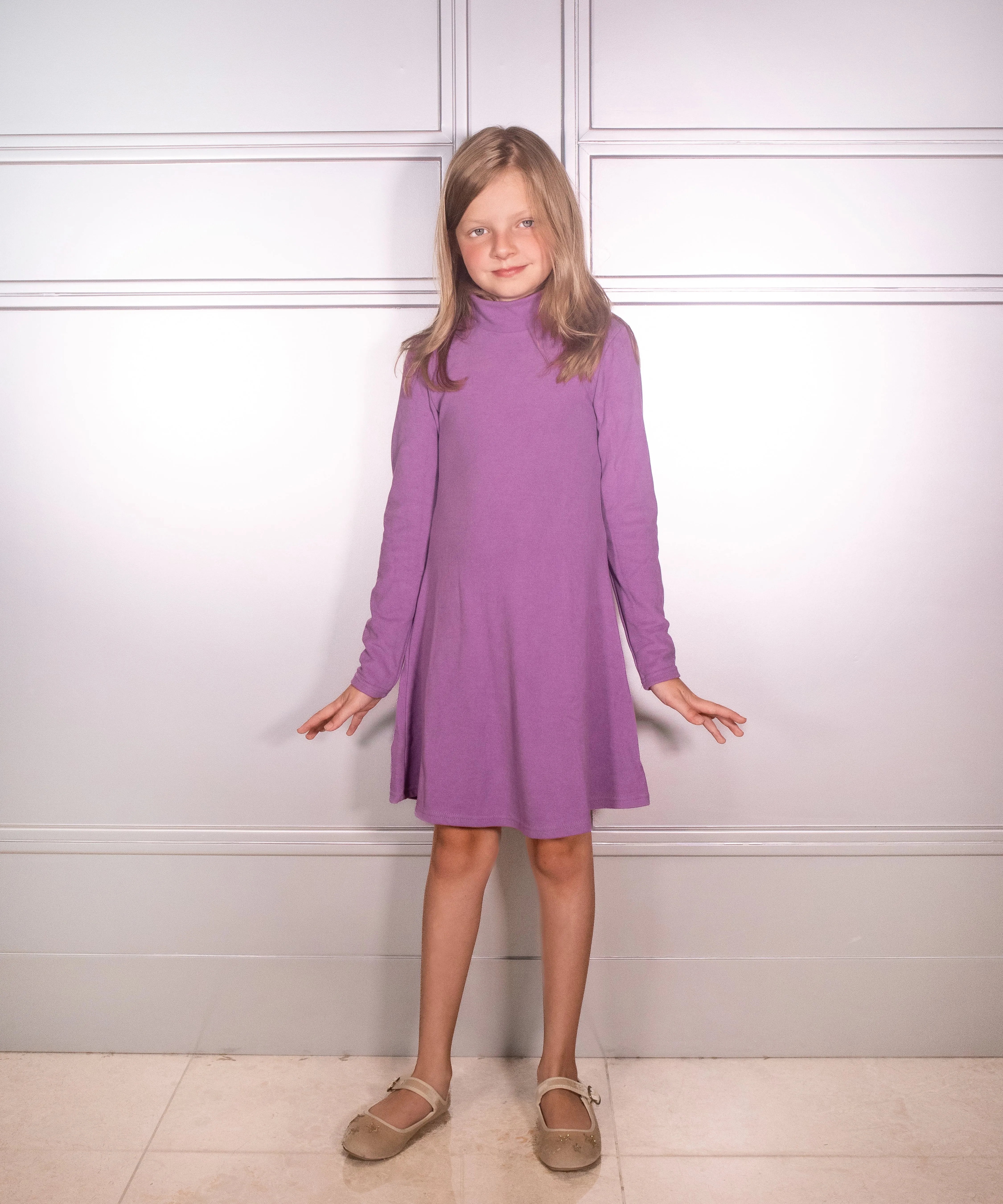 The Cozy Dress Purple