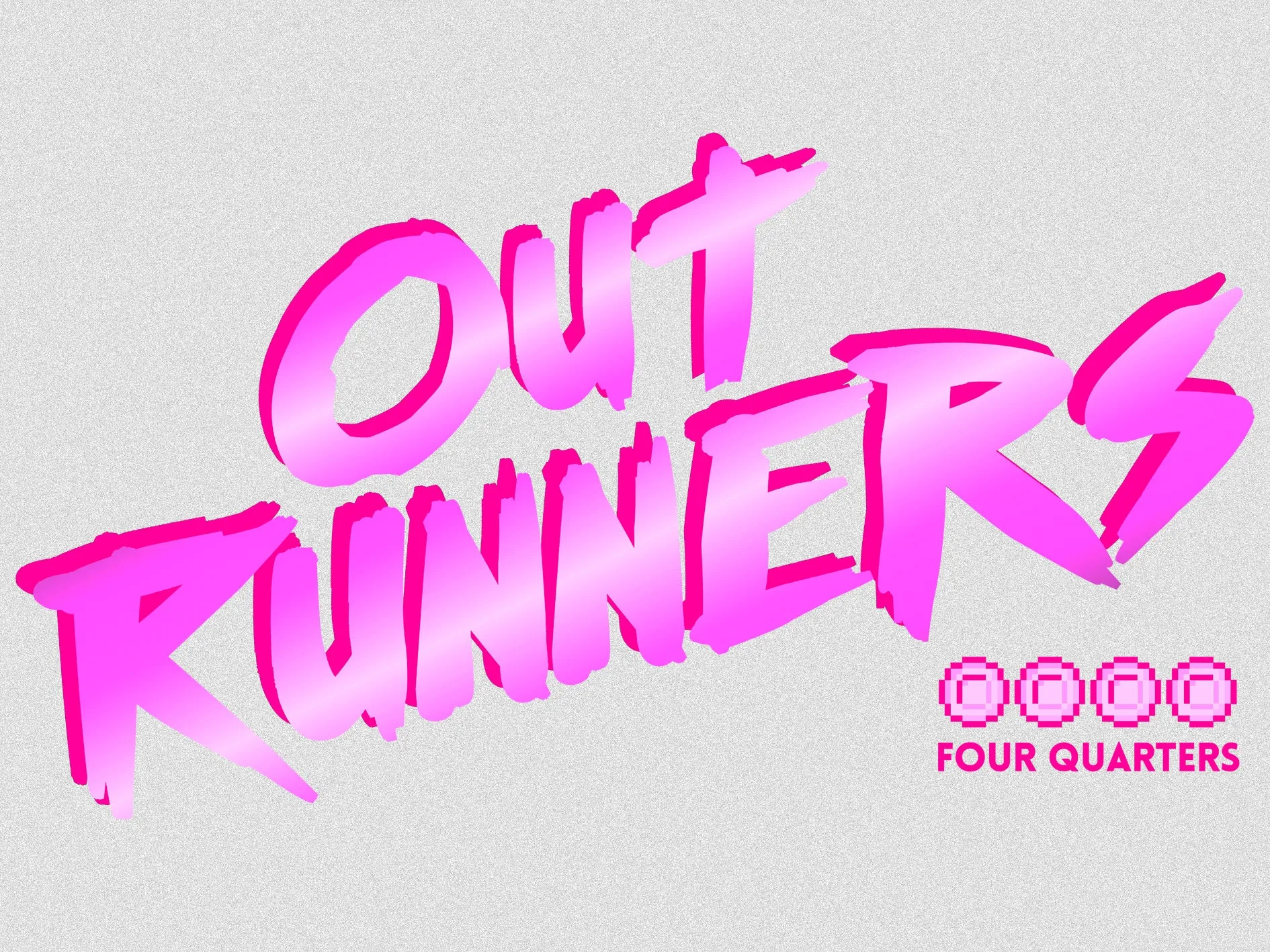 The Four Quarters Logo Outrunners Official Women's T-shirt (Heather Grey)