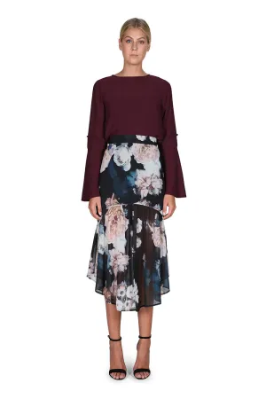 The Great Florescence Midi Skirt