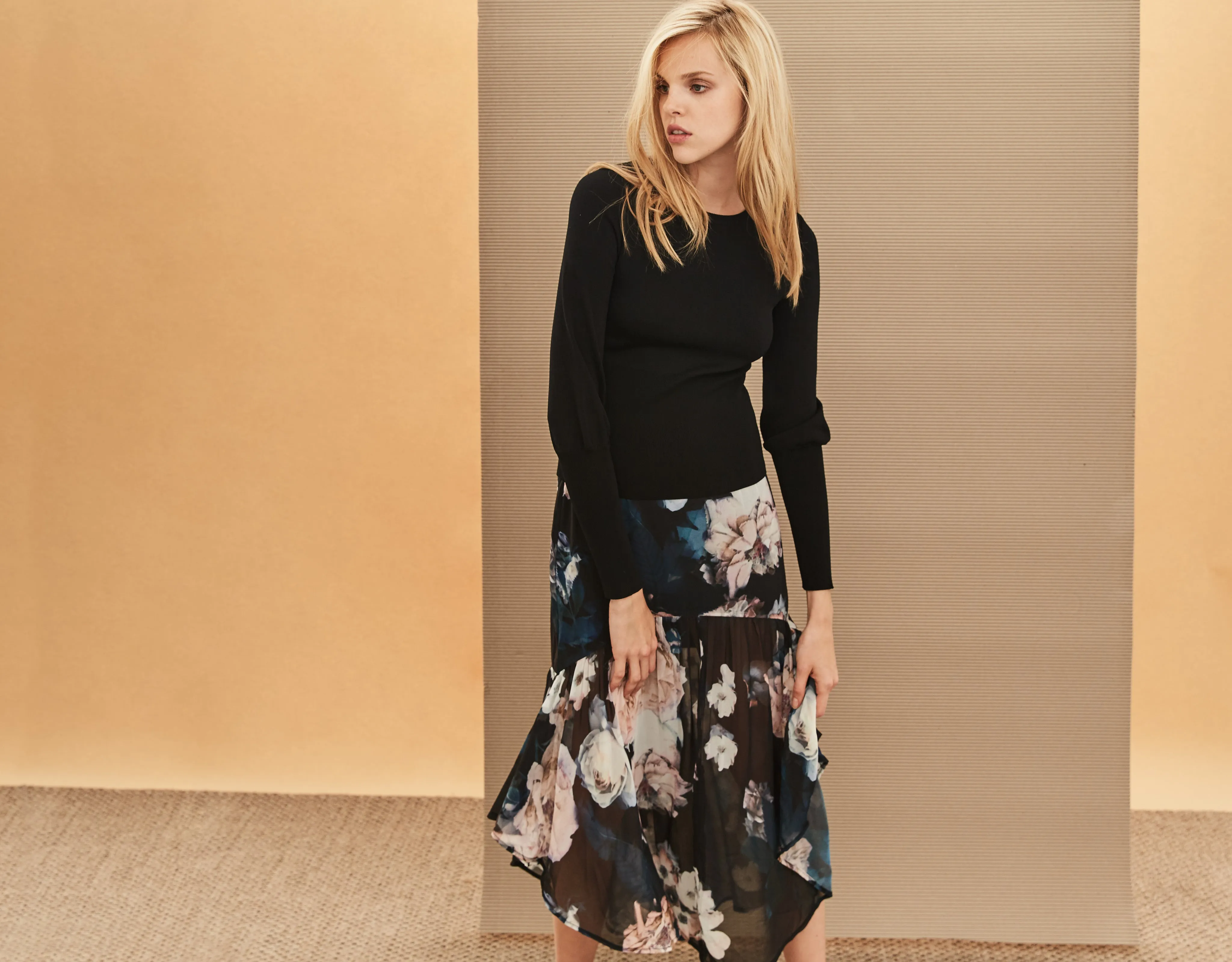 The Great Florescence Midi Skirt
