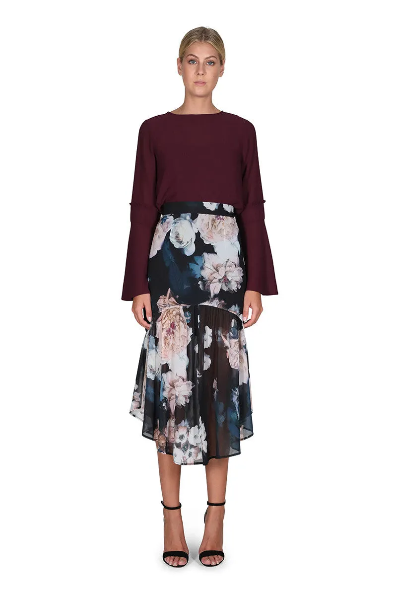 The Great Florescence Midi Skirt