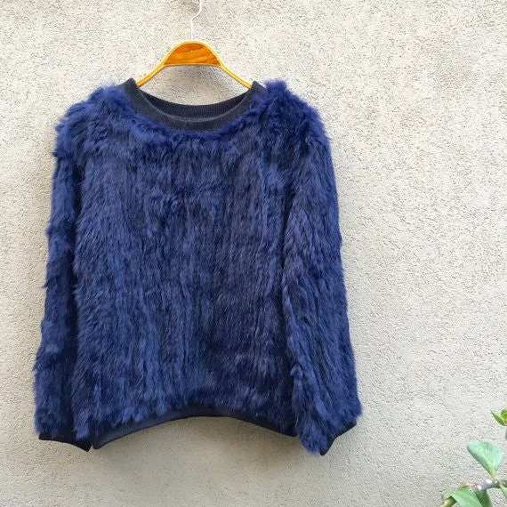 Tonia Rabbit Fur Jumper