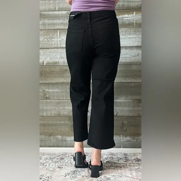 TRENDY! just black denim the classic wide leg jeans black BP239J-A-BLK