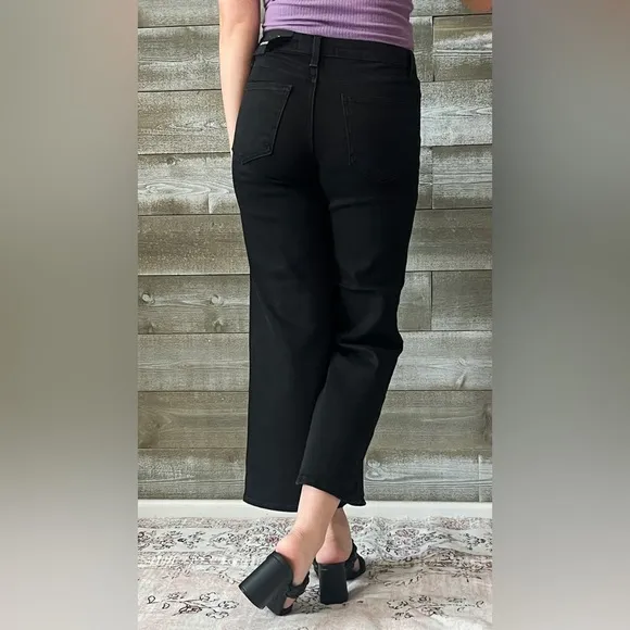 TRENDY! just black denim the classic wide leg jeans black BP239J-A-BLK