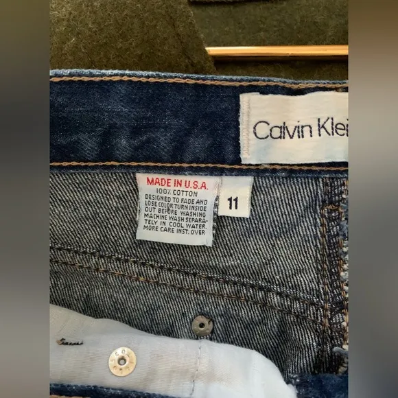 True Vintage 1990’s CALVN KLIEN 100% cotton denim jeans
