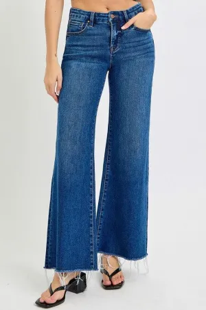 TUMMY CONTROL HIGH RISE WIDE JEANS