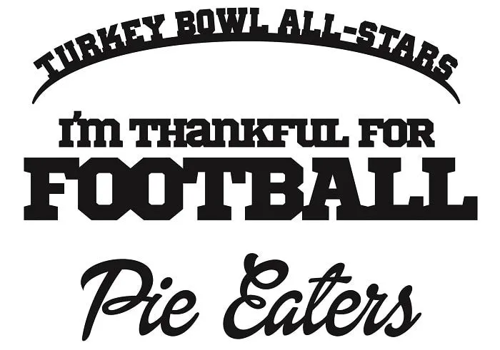 Turkey Bowl T-Shirt Collection SVG Image File Download