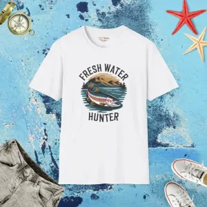 Ultimate Fresh Water Hunters Unisex Softstyle Tee