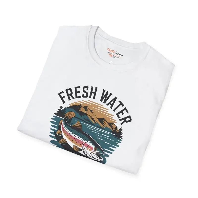 Ultimate Fresh Water Hunters Unisex Softstyle Tee