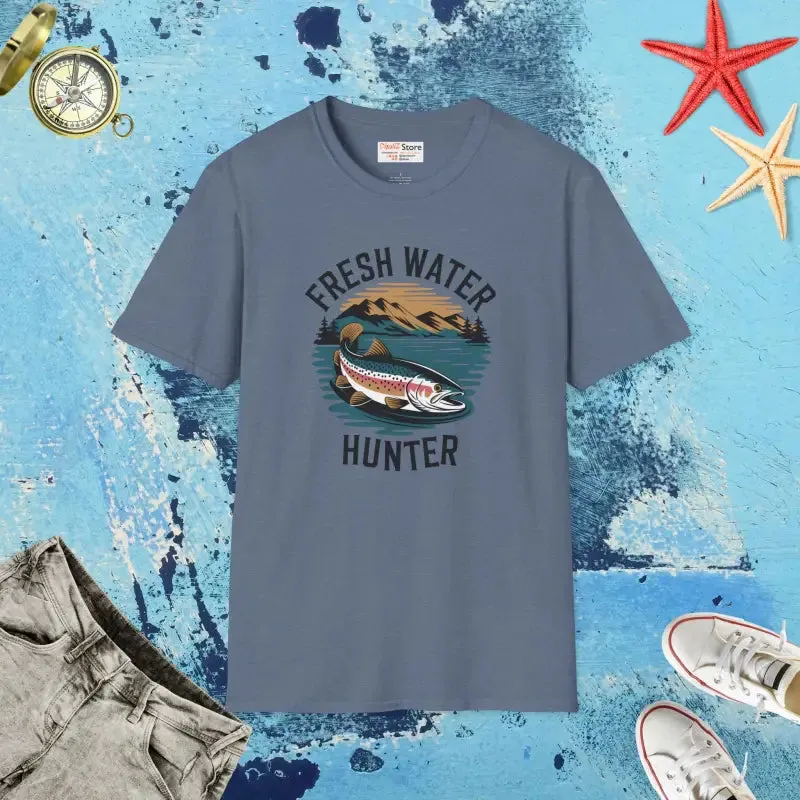 Ultimate Fresh Water Hunters Unisex Softstyle Tee
