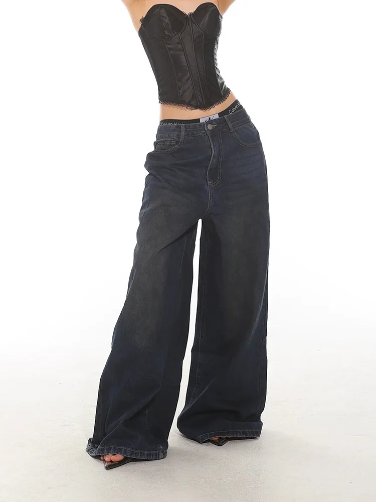 Ultra Wide Leg Denim Jeans