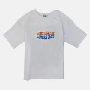 Unisex Short-Sleeved Cotton T-Shirt – White "North Coast Lovers Club"
