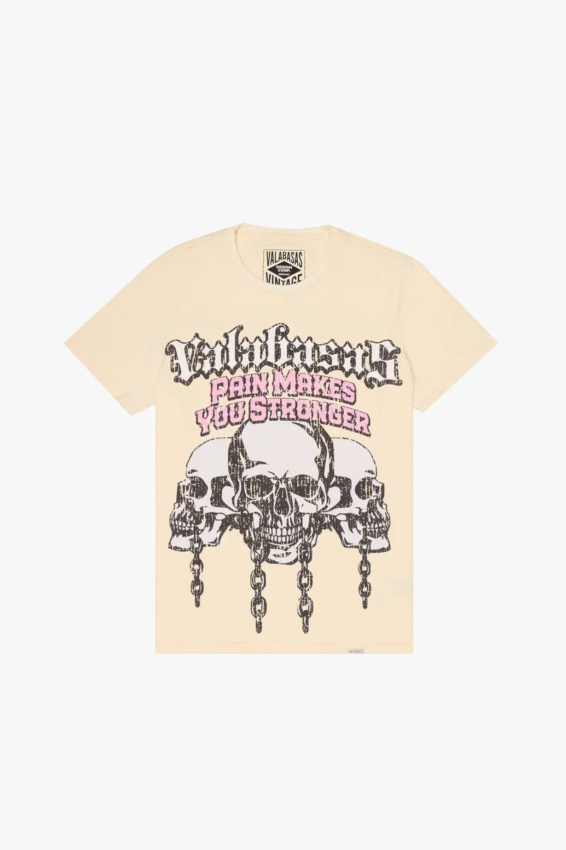 VALABASAS GLASS STONES TEE (VINTAGE CREAM)