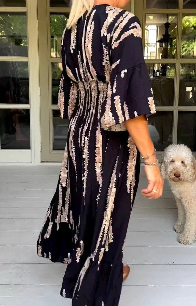 Vangie™ - Chic and Easy Abstract Dress