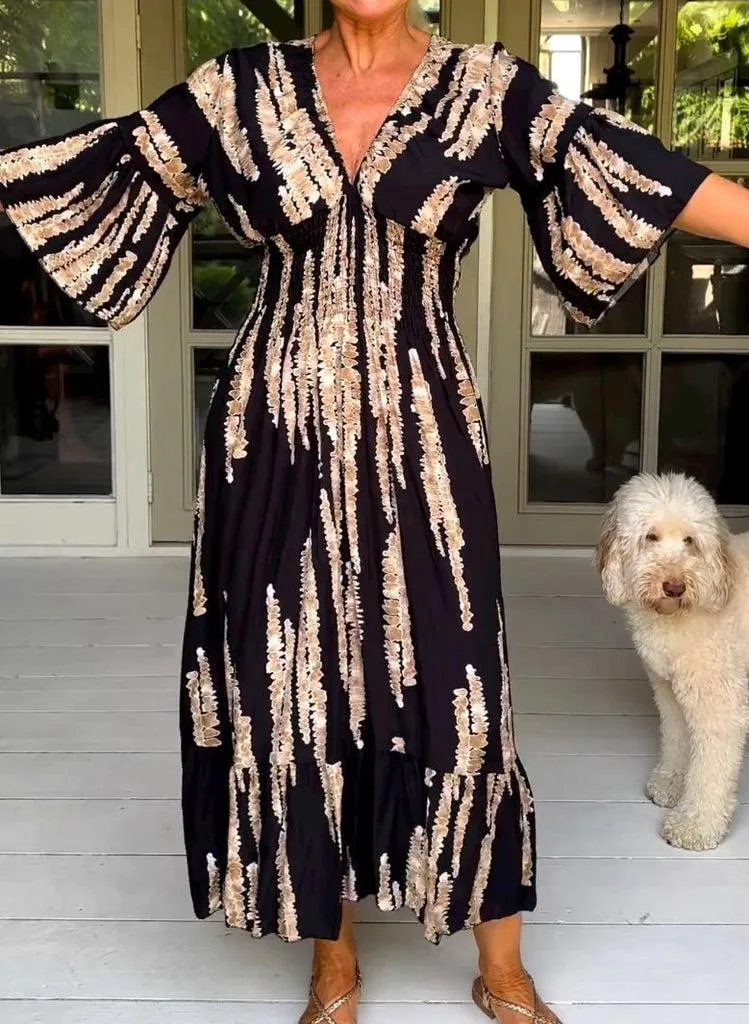 Vangie™ - Chic and Easy Abstract Dress
