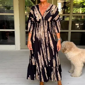 Vangie™ - Chic and Easy Abstract Dress