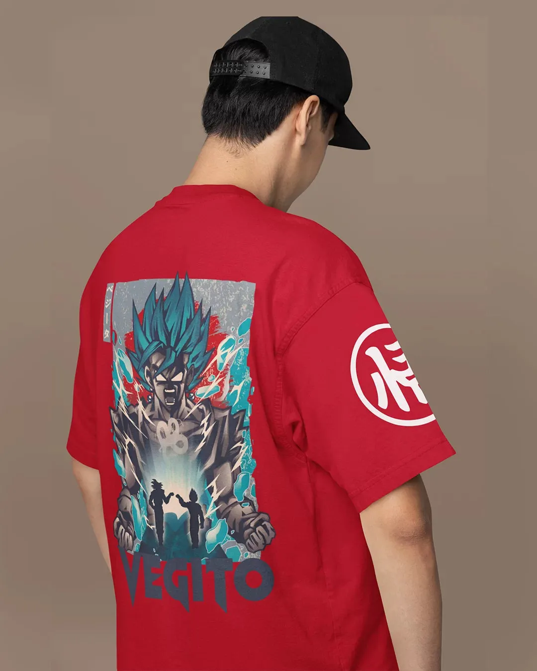 Vegito – Goku & Vegeta Fusion  – Anime DBZ (Dragon Ball Z) Oversized T-shirt Collection By NONSENSETEE