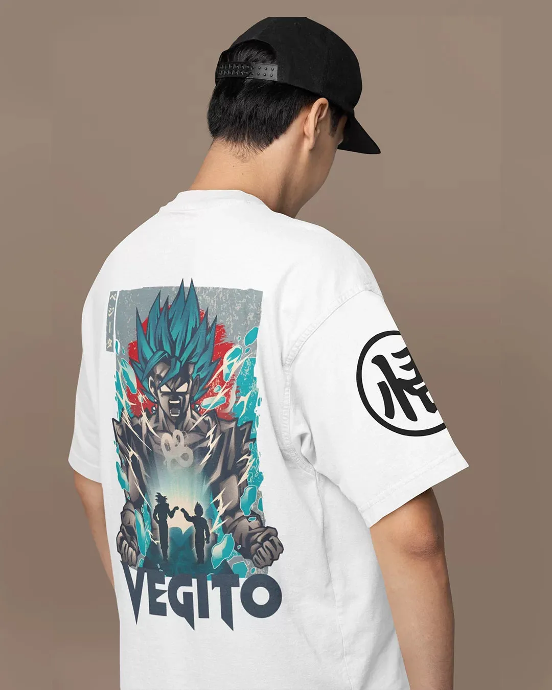Vegito – Goku & Vegeta Fusion  – Anime DBZ (Dragon Ball Z) Oversized T-shirt Collection By NONSENSETEE
