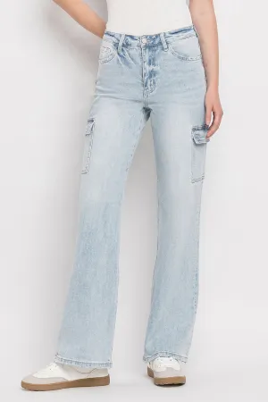 Vervet 90's Vintage Cargo High Rise Jeans