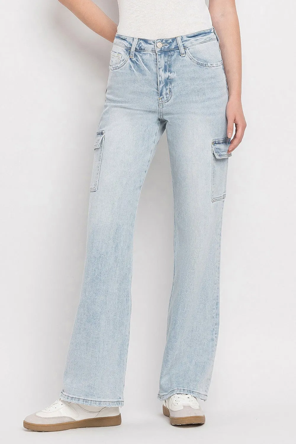 Vervet 90's Vintage Cargo High Rise Jeans