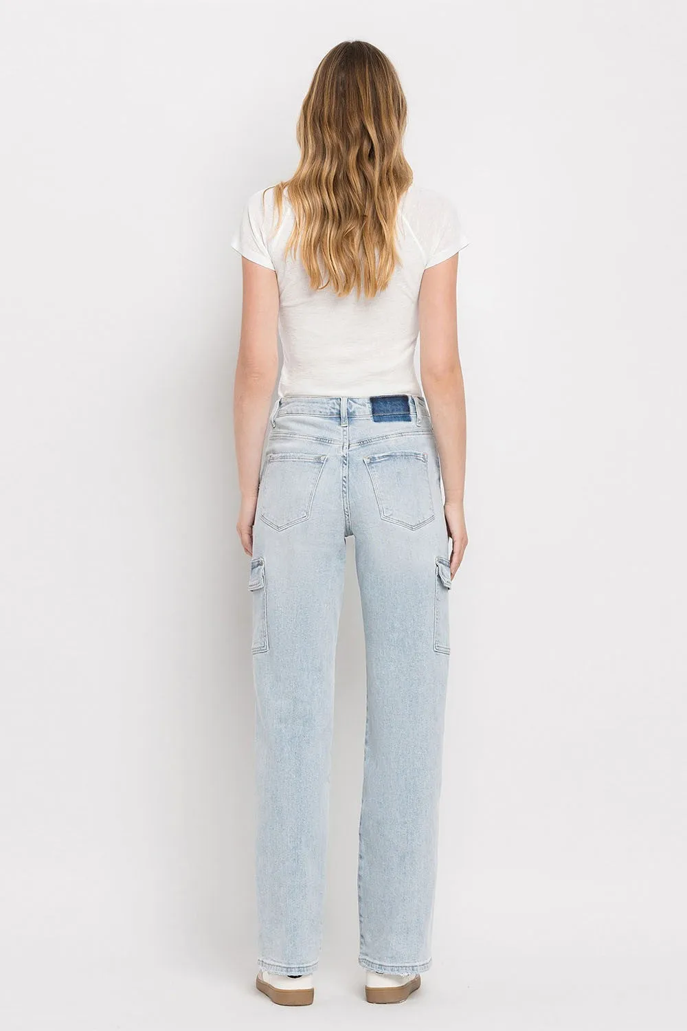 Vervet 90's Vintage Cargo High Rise Jeans