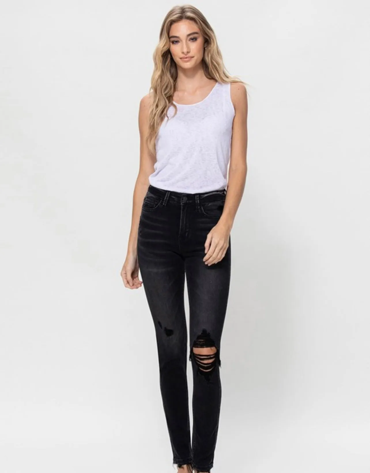 Vervet by Flying Monkey -High Rise Black Jeans