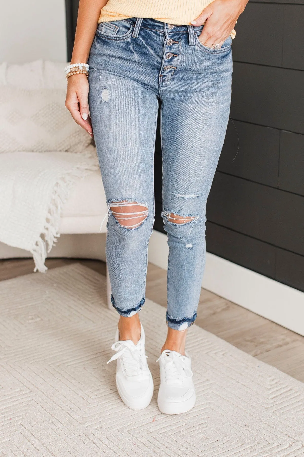 Vervet High-Rise Skinny Jean- Laurel Wash
