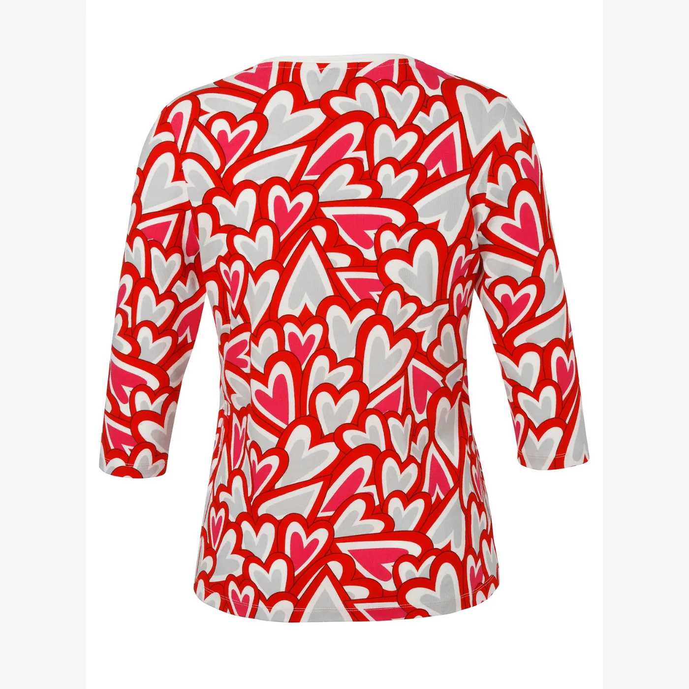 Via Appia Heart Print T shirt