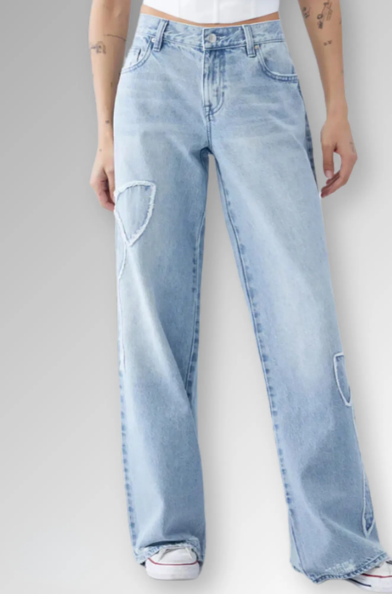 Vienna Baggy Jean - Trendy Wide-Leg Denim for Woman