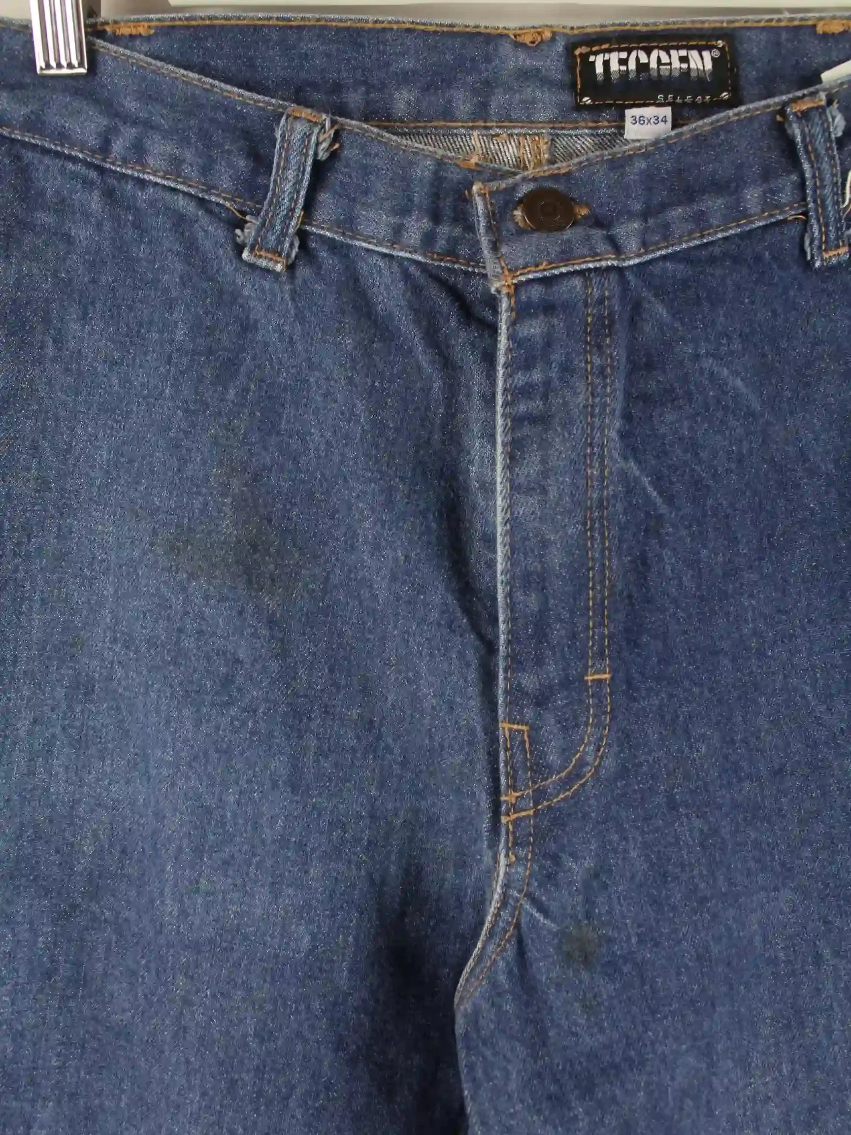 Vintage 00s Workwear Jeans Blau W36 L34
