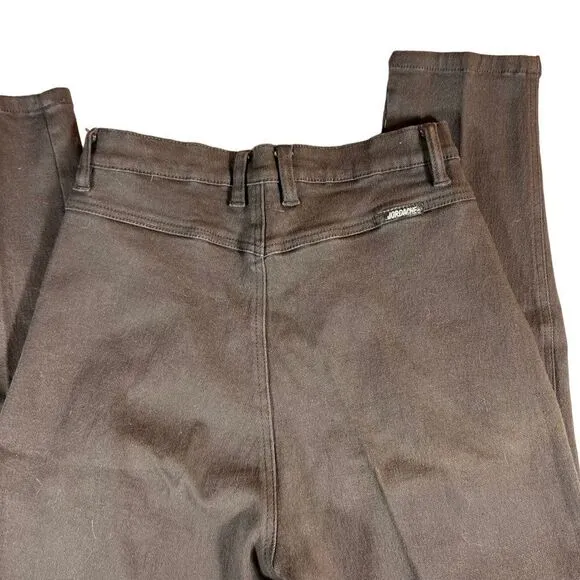 Vintage 1990s Jordache Chocolate Brown Denim High Waisted Jeans