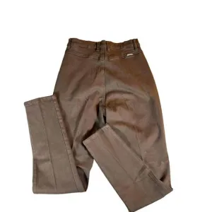 Vintage 1990s Jordache Chocolate Brown Denim High Waisted Jeans