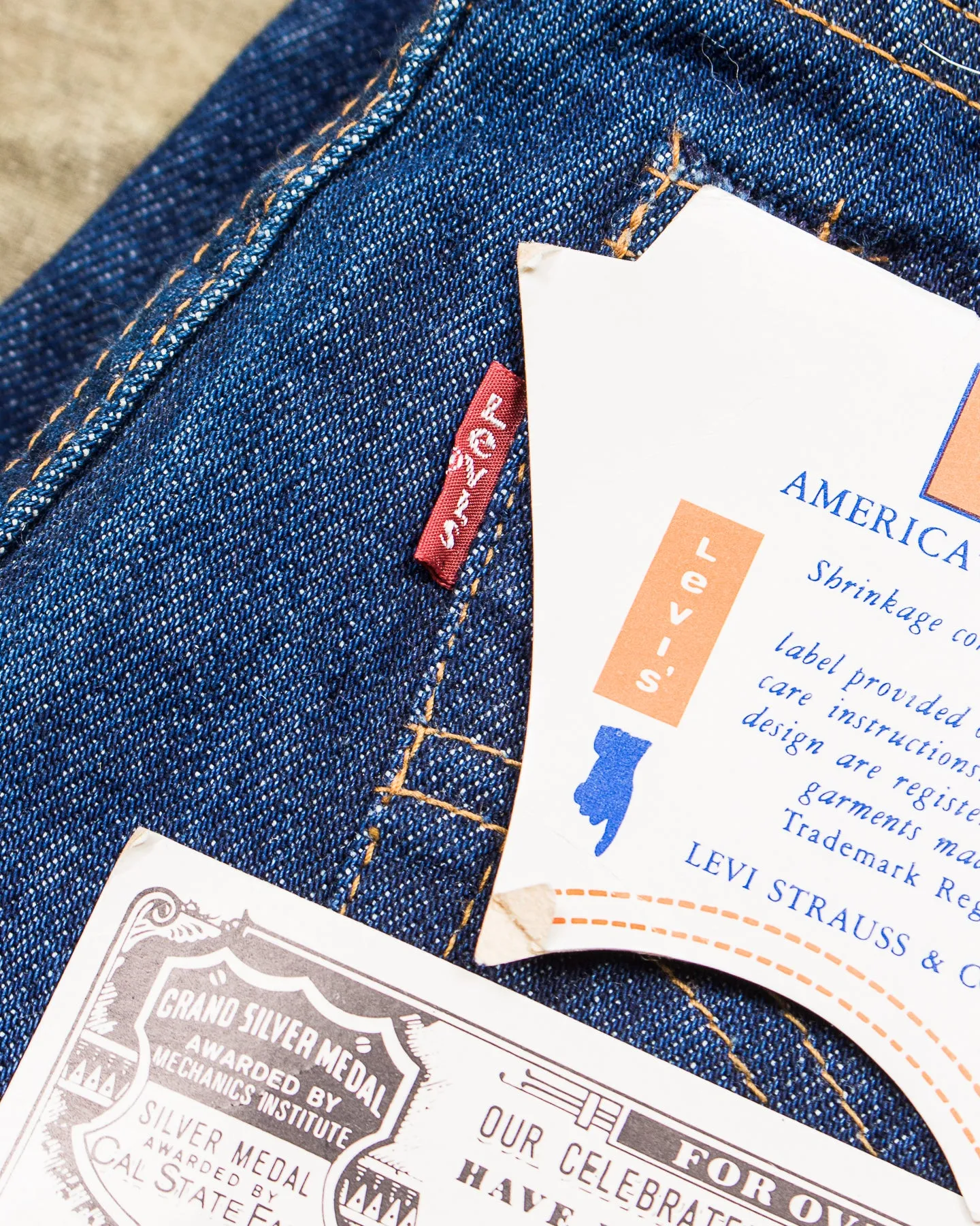 Vintage 80's Levi's 706-0216 Deadstock Jeans Made in UK
