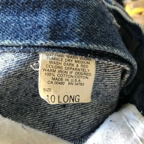 Vintage 90s Lee High Waist Blue Denim Mom Jeans Size 10 Long