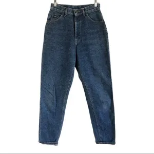 Vintage 90s Lee High Waist Blue Denim Mom Jeans Size 10 Long
